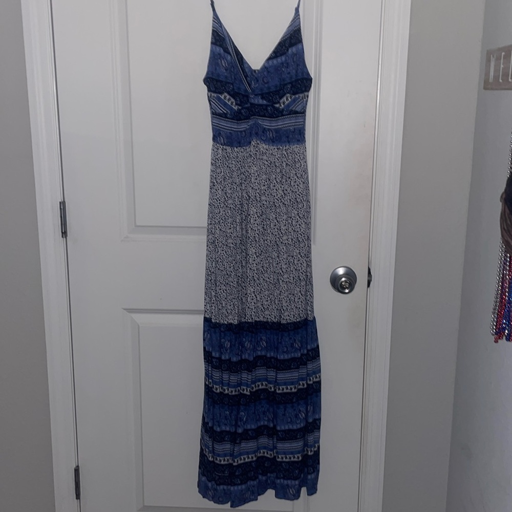 Japana blue pattern dress